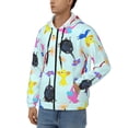 thumbnail image 2 of Lsque Pikmin for Mens Full-zip Hoodie, Zip-up Pullover Hooded Sweatshirt, Kangaroo Pocket Hoodie Ideal for Daily Wear, Travel, and Home-3X-Large, 2 of 8
