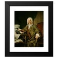thumbnail image 2 of Jacques-André-Joseph Aved 20x24 Black Modern Framed Museum Art Print Titled - Portrait of Marc De Villiers, Secretary of the King, 2 of 5