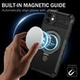 thumbnail image 4 of Allytechgroup Militargy Grade Shockproof Case for Apple iPhone 11, Magnetic Cover Compatible with Magsafe & Car Mount Ring Kickstand Bumper Case for Women Men, Black, 4 of 10