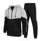 thumbnail image 1 of Otoño e invierno, nueva sudadera informal suelta de Color a juego para hombre, traje deportivo Pompotops oipoqjl29110, 1 of 7