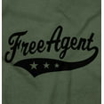 thumbnail image 2 of Free Agent Sports Team Fanatic Club Men's Graphic T Shirt Tees Brisco Brands X, 2 of 5