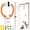 Orange, variant on Lvelia Cat Toys Hanging Door Automatic Cat Toy Interactive Elastic Rope with Flying Bird & Mouse,Cat Catching Game Door Hanger,Self Play Cat Toys,Orange