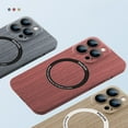 thumbnail image 4 of Mantto for iPhone 14 Plus 6.7 inch MagSafe Case,Camera Lens Protective Stylish Wood Texture Image Magnetic Shockproof Slim PC Fit Back Cover.For iPhone 14 Plus,Birch Wood Texture Image, 4 of 8