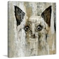 thumbnail image 2 of "Brown-Eyed Cat" Painting Print on Wrapped Canvas, 2 of 7