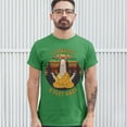 thumbnail image 3 of Tee Hunt Llamaste 6 Feet Away T-Shirt Meditating Social Distancing Llama Men's Tee, Green, Small, 3 of 5