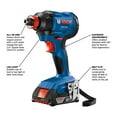 thumbnail image 2 of BOSCH GDX18V-1600B12 18V Freak 1/4 In. and 1/2 In. Two-In-One Bit/Socket Impact Driver Kit, 2 of 5