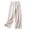 Beige, variante sur FNFYFH Liquidation Pantalon à Jambe Grand pour Femmes Taille Élastique Pantalon en Coton et Lin avec Poches Pantalon Uni, Vert