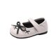 thumbnail image 1 of Pisos Negros con Zapatos de Moda de Princesa de Suela Suave de Chicas de Arco con Correa, 1 of 9