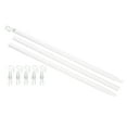 thumbnail image 1 of Uxcell 35" Varita de Reemplazo para Persianas, Varita de Inclinación Combinable con Gancho, Varilla de Persiana Vertical para Accesorio Abre Cortinas de Ventana, Blanca, 1 of 7
