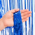thumbnail image 4 of Cortinas con flecos de aluminio GREATRIL, azul oscuro, 1 m x 2,5 m, paquete de 2, 4 of 8