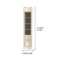 thumbnail image 3 of Bladeless Fan Bladeless Tower Fan Usb Rechargeable 360° Rotation 3 Speed Remote Control Desktop Fan for Home Office Quiet Cooling Tower Cooler, 3 of 4