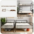 thumbnail image 3 of 1 Mdf Board + Iron Bunk Bed Twin Full, 3 of 9