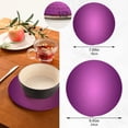thumbnail image 3 of GZHJMY Purple Trivets Pot Holders Set of 2, Hot Pads, Table Mats,Placemats Set for Cooking and Baking, Cotton Braided Hot Pads, 7.09"+9.45", 3 of 7