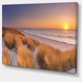 thumbnail image 2 of Sunset on Texel Island Beach - Modern Seashore Canvas Wall Art, 2 of 3
