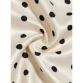 thumbnail image 7 of Apricot Women Sleeveless Polka Dot Maxi Dress V-Neck Gathered Waist, 7 of 7