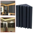 thumbnail image 1 of Flmtop Absorbeurs d'Angle en Mousse Insonorisée pour Basses Acoustiques pour Salle de Réunion Studio, 1 of 10