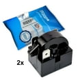 thumbnail image 2 of HQRP 2-Pack QP2-4R7 4.7 Ohm 3-Pin PTC Starter / Start Relay for Magic Chef 6R8MD3, AP4565041, 1206682 fits MCBR1000S MCBR1000W MCBR1010GS MCBR1010S MCBR1010W, 2 of 9