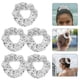 thumbnail image 4 of 5 diademas navideñas con lentejuelas, coleteros, accesorios para el cabello para mujeres y niñas (plateadas), 4 of 8