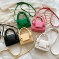 thumbnail image 4 of JUYGO Candy Color Shoulder Bags For Women Solid Color Pu Leather Mini Crossbody Bag Casual Female Messenger Handbag Purse Totes Clutch, 4 of 6
