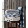 thumbnail image 6 of Eddie Bauer King Blanket Ultra Plush Bedding Ivory King New, 6 of 6