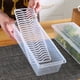 thumbnail image 3 of Contenedores Para Alimentos Caja Plástica Plana con Tapa para Cocina para Organizar el Frigorífico, Recipiente Transparente para Conservar Alimentos para Cocina, Frigorífico, Congelador, 3 of 5