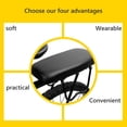 thumbnail image 2 of Cojín De Asiento Trasero De Bicicleta Más Grueso Alargar Cojín De Asiento Trasero De Vehículo Eléctrico Accesorios De Bicicleta Para Exteriores Vogacara OD014019-00, 2 of 6
