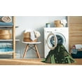 thumbnail image 2 of Ahgly Company Machine Washable Indoor Rectangle Transitional Green Area Rugs, 7' x 10', 2 of 7