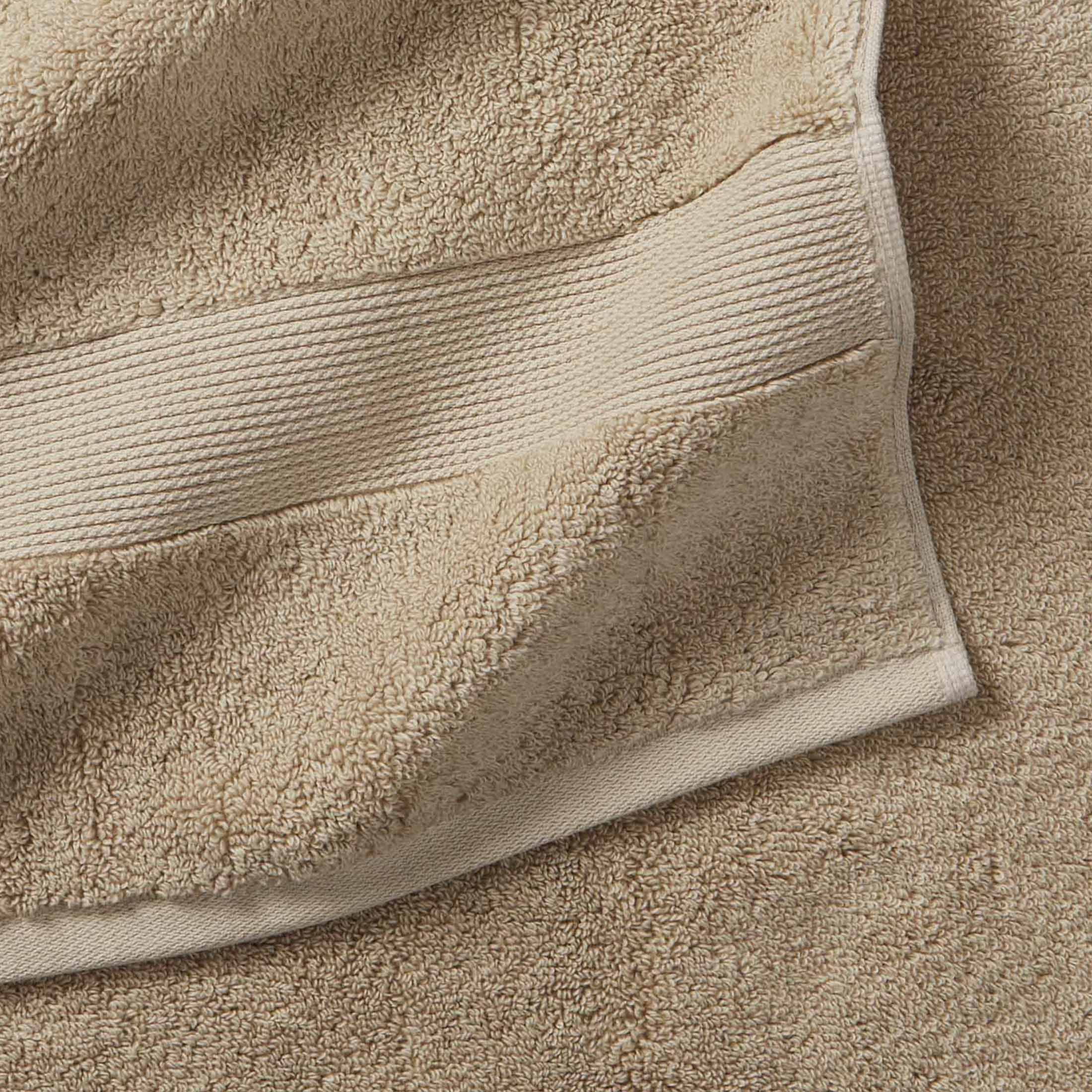 Better Homes & Gardens Signature Soft Solid Cotton 4 Piece Bath Bath Towel Set,Almond Biscuit