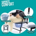 thumbnail image 3 of Silla Comodo 3 en 1 con Asiento para Inodoro Soporta hasta 110 Kg | Silla para Baño Adulto Mayor Plegable| Taza de baño, 3 of 8