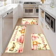 thumbnail image 2 of CCTFS Kitchen honey tea Fall Kitchen Rugs, Xmas Holiday Kitchen Mat Decor Home Decorations, Green Christmas Mats for Kitchen Floor - 16''*24'', 2 of 10