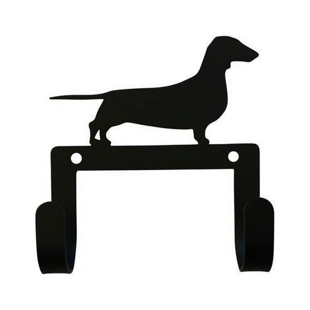 Village Wrought Iron WH-LC-241 Laisse Teckel & Collier Crochet Mural