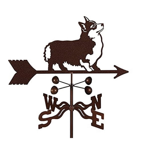 EZ Vane Corgi Weathervane 21 Inch Wide Roof Mount