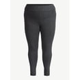 thumbnail image 5 of Terra & Sky Women's Plus High Waist Ankle Length Leggings, 27" Inseam, Sizes 0X-5X, 5 of 5