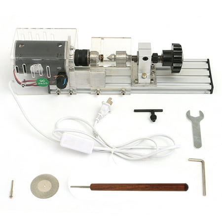 350W Mini Lathe Beads polishing tool Machine Woodworking Grinding Cutting Drill Rotary Tool