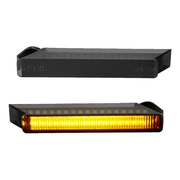 Sequential LED Side Mirror Turn Signal Light Smoked Right Left Lamps Compatible with Ford F150 Raptor Expedition, Lincoln Mark LT