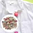 thumbnail image 3 of Guardoinrt 100PCS Wood Buttons Clothes Sewing Quilting Crafting Button Scrapbooking Needlework Handicraft Clothing Decoration 1 1Set, 3 of 5
