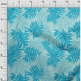 thumbnail image 3 of oneOone Cotton Silk Turquoise Blue Fabric Tropical Sewing Material Print Fabric By The Yard 42 Inch Wide, 3 of 4
