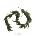 thumbnail image 3 of Christmas Pine Vines, 6FT Simulated Drooping Branches, Plastic Faux Garland, Fireplace Lintel Holiday Indoor Home Party Decoration, 3 of 7