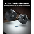 thumbnail image 4 of Manual Knockout Punch Kit, Heavy Duty Metal Sheet Knock Out Box Hole Cutter Conduit Punch Driver Die Set, 4 of 7