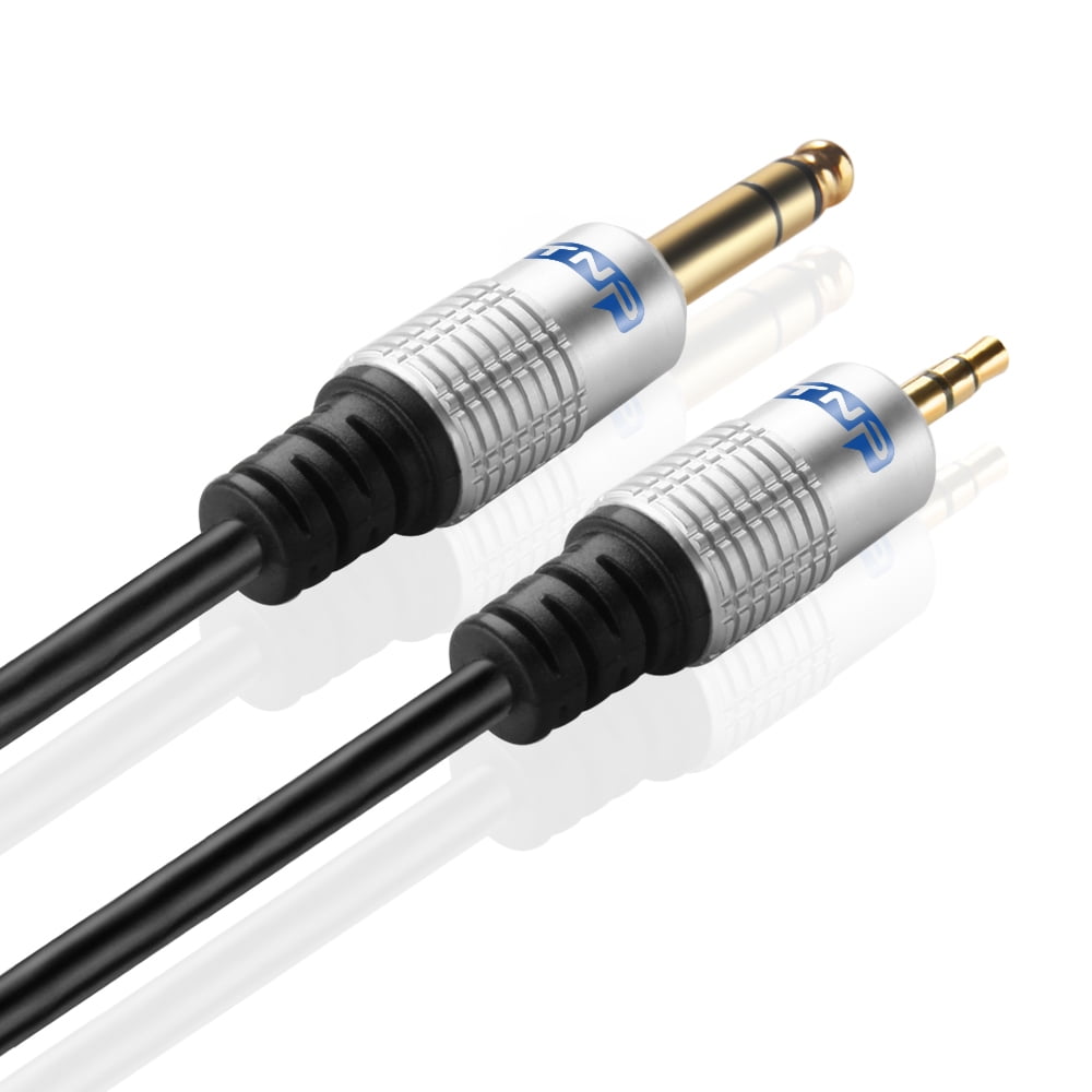 Home Theater Amplifiers Laptop - Male to Male TRS Stereo Audio Jack Plug Wire Cord Bi-Directional Connector for iPod 6FT TNP 6.35mm 1//4 to 3.5mm 1//8 Cable Adapter