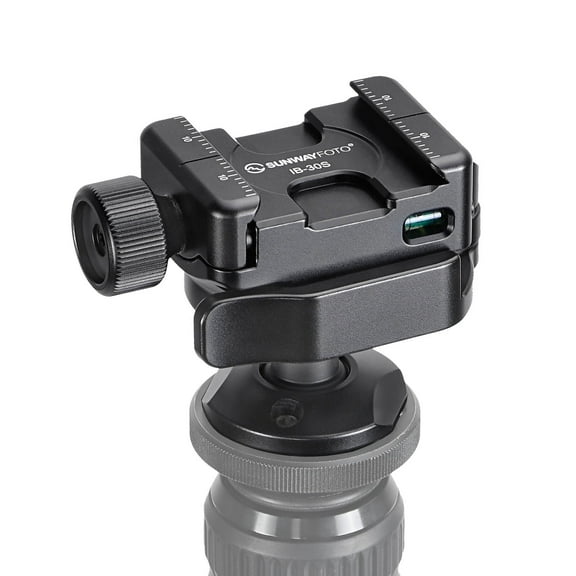 SUNWAYFOTO IB-30S Inverted Ball Head for Rifle Tripod with QR Plate Load 40lb(18KG)