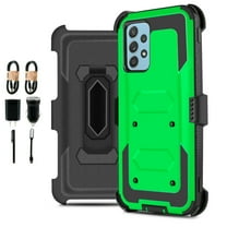 Value Pack ! for Samsung Galaxy A32 5G Heavy Duty Phone Case 360° Cover Clip Kickstand Holster Hybrid Shock Bumper