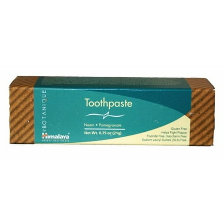 Thai Herbal Toothpaste - Toothpaste Neem & Pomegranate Himalaya Herbals 0.74 oz Paste