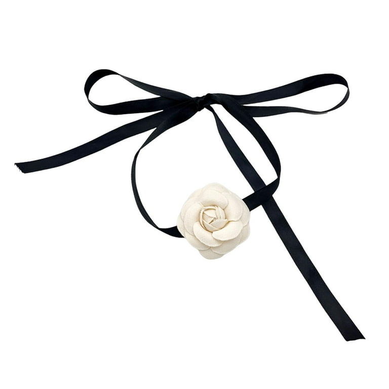 Flower Choker Necklace Romantic Flowers Exaggerated Decorations