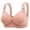 Light Pink, variant on Women's Plus Size No Wire Bra Middle Age Elderly Thin Comfort Women Bras Push Up Bras Seamless Bras Full Coverage Bra, Size 36