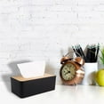 thumbnail image 2 of Tissue Box Cover Organizer for Bathroom, Home â Universal Fit Decorative Holder (1-Piece, 26x13x9cm), 2 of 4