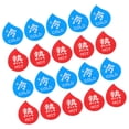 thumbnail image 3 of SHISUYAN 10 Pairs Of Hot Cold Water Labels For Faucet Acrylic Hot Cold Stickers Hot Cold Water Label Shower Hot And Cold Water Small Labels For Bathroom Sink Faucet Hot Cold Water Sticker Label, 3 of 8