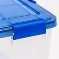 thumbnail image 6 of IRIS 74 Qt. Plastic Storage Bins with Sealed Lids, Clear Gasket Box, Airtight Containers, 6 of 12