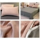thumbnail image 5 of Juego de cama de 4 piezas para dormitorios | Poliéster suave lavado | Tamaños individual y matrimonial | Diseño reversible | Incluye funda nórdica, sábana ajustable y 2 fundas de almohada, 5 of 6