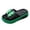 Black, variant on Checkered Bow Pillow Slippers for Women Non Slip Quick Drying Shower Cloud Slides Thick Sole Bathroom Water Sandals Comfortable Indoor Outdoor
